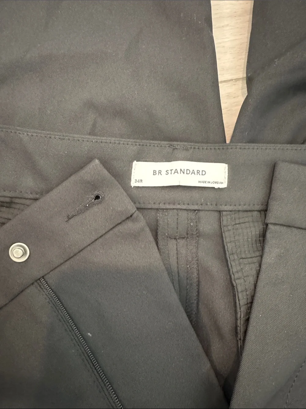Men's Classic Black Dress Pants - Tailored Fit